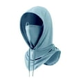 thumbnail image 2 of Protector solar para la cara, gorros portátiles para ciclismo, máscara, bufanda para la cara, cubierta para montar en la playa al aire libre Azul, 2 of 8