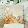 thumbnail image 2 of MKHERT Group of Seashells Pillowcase Pillow Protector Cushion Cover 18x18 inch,Set of 2, 2 of 3