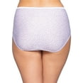 thumbnail image 3 of Women's Vanity Fair 13108 Illumination Hi-Cut Brief Panty (Delighted Dot Print 6), 3 of 3