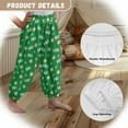 thumbnail image 6 of DISNIMO Green Christmas Harem Pants Girls Bloomer Harem Pants for Kids Lantern Pants for Girls Harem Bloomers Kids Baggy Pants Girls 3-7 Pants High Waisted Jogger Pants Loose Fit Sweatpants Girl, 6 of 7