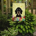 thumbnail image 2 of Caroline's Treasures BB1897GF Smooth Black and Tan Dachshund Easter Egg Hunt Flag Garden Size , Small, multicolor, 2 of 4