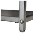 thumbnail image 5 of Furniture of America Zin Industrial Metal 6-Shelf Bookcase in Powder Coated Gray, 5 of 11