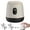 Black, variant on Fuzz Ball Trimmer Fabric Shaver and Lint Remover Rechargeable Intelligent Digital Display Sweater Defuzzer with 2 Replaceable 6-Leaf Blades Portable Electric Lint Shaver USB Rechargeable