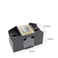 thumbnail image 1 of Barajador automático de cartas - Barajador eléctrico a batería 2/4/6 pares ZefeiWu 8390614311152, 1 of 1