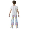 thumbnail image 5 of FORMRS Kids Pajama Pants with Pockets Size 13-14Y Boys Lounge Sleep Bottoms, Watercolor Ice Cream Pattern, 5 of 8
