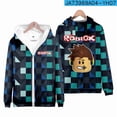 thumbnail image 4 of New Style Game Roblox Creative Peripheral Cartoon Cute Pullover Hooded Hooded Zipper Sweatshirt Adult Daily Necessities Gifts, 4 of 9