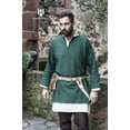 thumbnail image 2 of Erik Viking Tunic in Green, size: 3X-Large | Cotton by Medieval Collectibles, 2 of 5