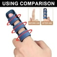 thumbnail image 7 of 2pcs Trigger Finger Splint, Finger Support Brace For Broken Or Bent Fingers, Mallet Finger, Stenosing Tenosynovitis Pain Relief, Locking Tendon With 3 Adjustable Belts, 7 of 7