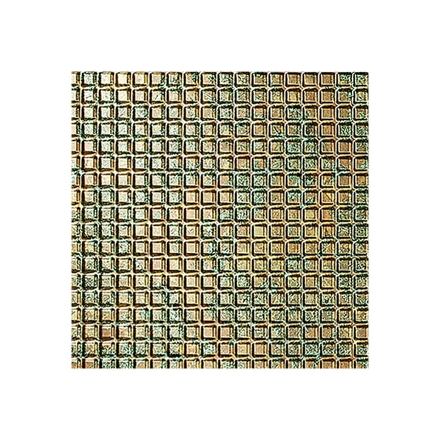 FASÄDE Easy Installation Squares Copper Fantasy Wall Panel Sample (12" X 12" Sample)
