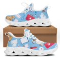 thumbnail image 1 of Yikeluo Zapatillas de deporte de malla con estampado de perro y caja médica para mujer, transpirables, para correr al aire libre, 1 of 6