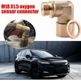 thumbnail image 6 of Janrevotw 2 Pcs M18x1.5 02 Plug Extended Car Sensor Angle Extender Spacer 90 Degree, 6 of 10