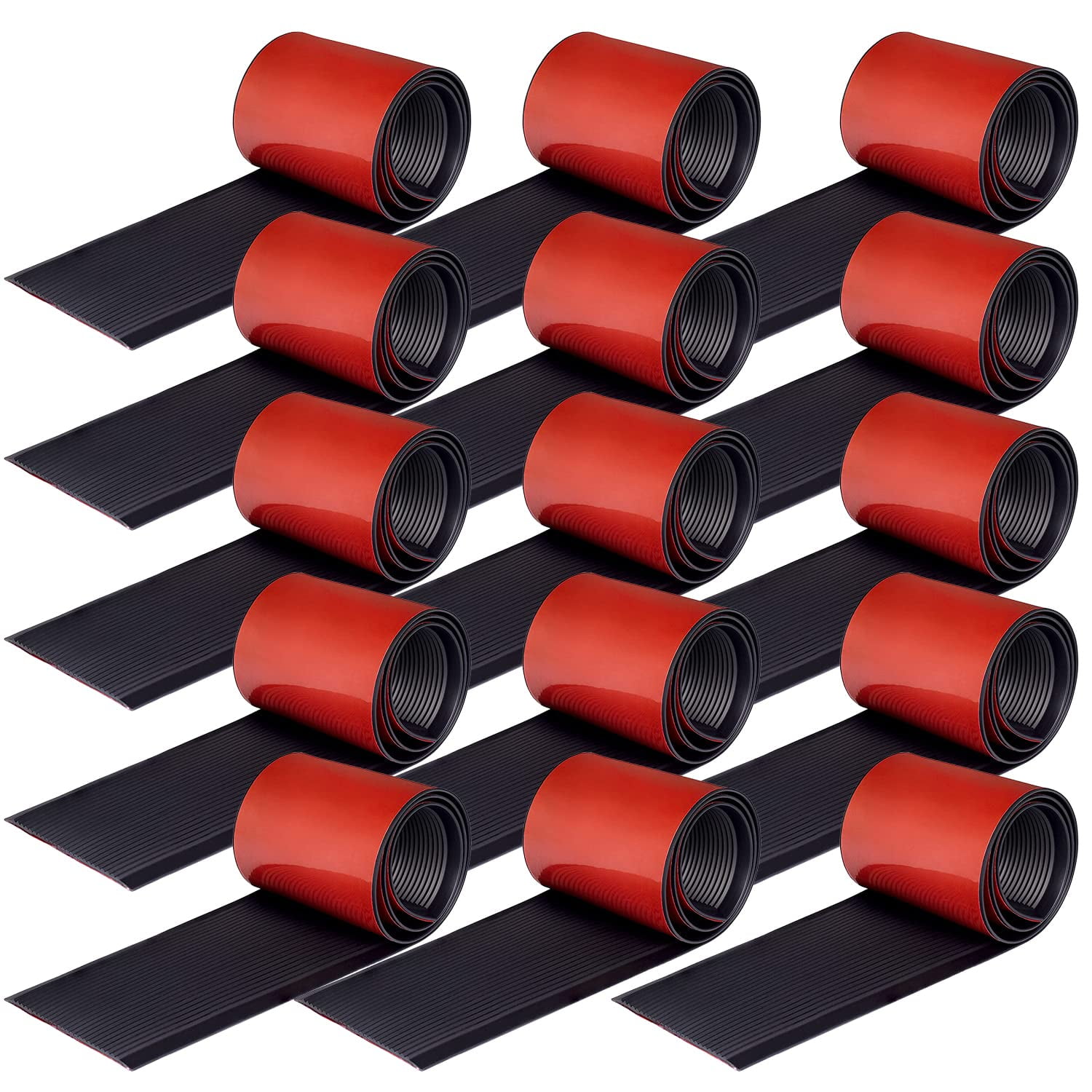 Rubber Bond 4x36in Heavy Duty Anti Slip Stair Treads (15Pack