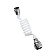 Faucet Nozzle 360 Flexible Rotatable Faucet Sprayer Filter for Kitchen (White)
