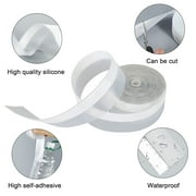 EEEkit 16.4ft Silicone Weather Seal Strip, Door Window Self Adhesive Seal Bottom Noise Stopper Tape