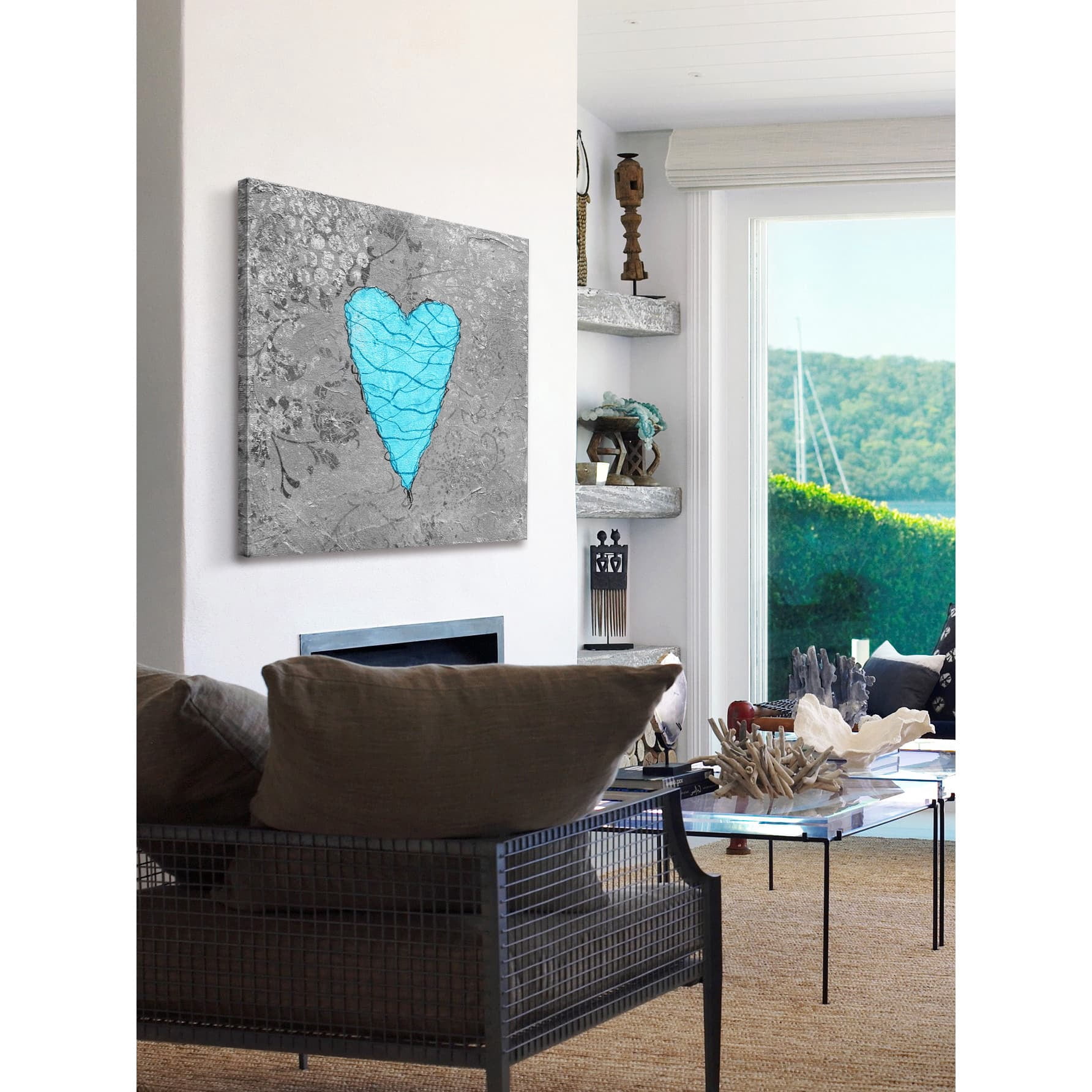 "Heart Found" Painting Print on Wrapped Canvas