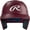 Maroon, variant on Rawlings RX2 Batting Helmet | NOCSAE Certified Baseball Helmet