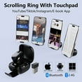 Bluetooth+2.4G Remote Control Scrolling Finger Ring Air Mouse with ...