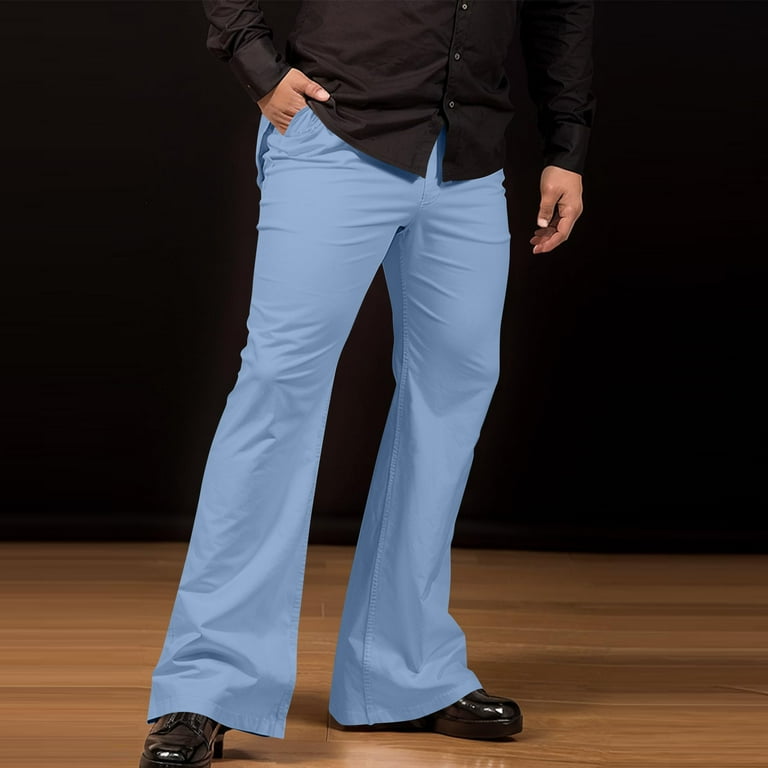 Godokuleh 70s Disco Pants for Men,Mens Bell Bottom Jeans Godokuleh 70s Disco Pants for Men,Mens Bell Bottom Jeans
