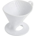 thumbnail image 3 of 1 Cup Porcelain Pour-Over Cone Coffeemaker, Glossy White, 3 of 4