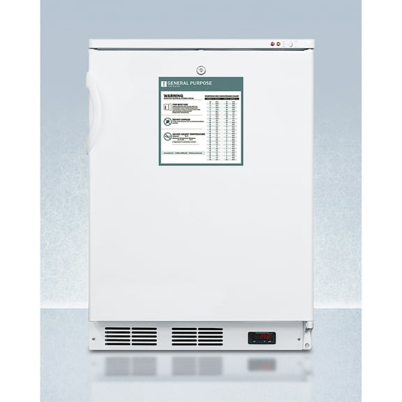 General purpose counter height all-freezer with lock