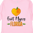 thumbnail image 4 of Inktastic Fort Myers Florida Orange in Heart Boys or Girls Long Sleeve Toddler T-Shirt, 4 of 5
