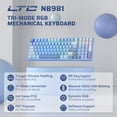 thumbnail image 2 of Teclado mecánico inalámbrico LTC Nimbleback NB981 98 teclas, 2 of 7