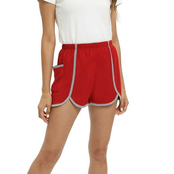 WBQ Women's Quick Dry Workout Running Shorts - Sport Gym Athletic Shorts with Pocket