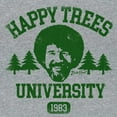 thumbnail image 3 of Teelocity Bob Ross Happy Trees University Athletic Heather Short Sleeve Graphic Tee, 3 of 4