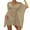 Khaki, variant on Cathalem Cover Ups for Swimwear Women V-Neck Swimsuit Coverups Loose Swimwear Beach Dress Beachwear (Black,One Size)