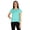 Aqua Blue, variant on Inkmeso Solid Short Sleeve Basic T-Shirt For Womens Patch Pocket Casual Summer Basic Top