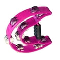 thumbnail image 2 of Musical Percussion Tambourine, Lightweight Sturdy Creativity And Imagination Inspiring Hand Tambourine Bell Handle Design Plastic  For Concert, 2 of 8