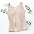 thumbnail image 4 of ZQUUVOU Women's Waist Trainer Corset Tummy Control Shapewear Sleeveless Sport Workout Body Shaper Vest Post Surgical Tops Beige, 4 of 9