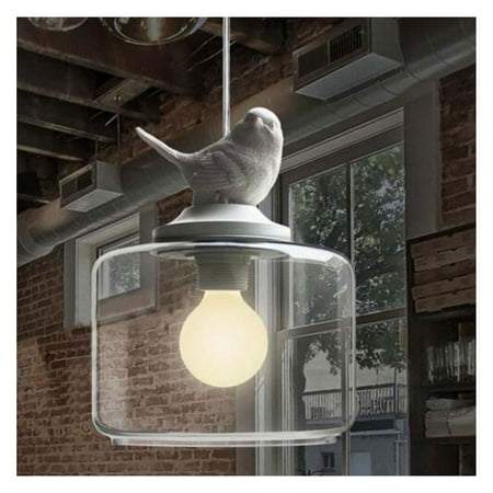 

ChicCrest Modern Kitchen LED Ceiling Lamp Pendant Light Clear Glass Hanging Lamp