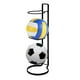 thumbnail image 5 of Soporte Organizador De Baloncesto De 3 Pilas, Soporte De Almacenamiento Para Equipo Deportivo De Pelota Para Baloncesto, Fútbol, ​​Voleibol Yuarrent HA029620-00, 5 of 6