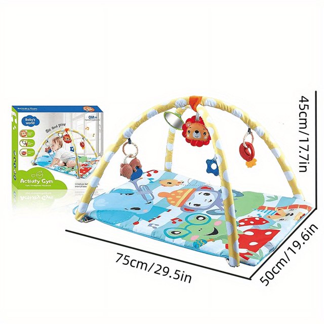 Baby Game Mat Baby Fitness Gym Baby Activity Fitness Mat With Sensory Learning Baby Toy