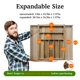 thumbnail image 2 of Organizador de cajones para cubiertos Kiasthome, madera de acacia, cocina, 2 of 7