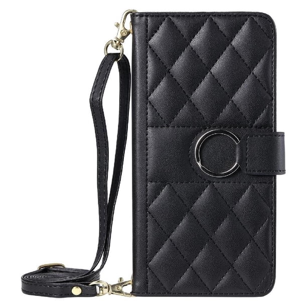Funda tipo billetera GANGXUN para OPPO Reno 12 Pro 5G – Tapa abatible con correa para mujer