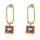 thumbnail image 2 of Pendientes de aguja con forma de corazón de circonita cúbica, estilo europeo y moderno, con personalidad, de alta gama (1 par), 2 of 9