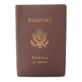 thumbnail image 2 of Royce Leather Passport Holder and Travel Document Organizer in Leather, Brown 1, One Size, 2 of 4