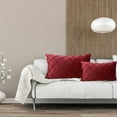 thumbnail image 5 of Simple solid color rectangular pillowcase with striped pattern, 5 of 6