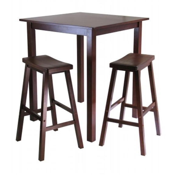 Parkland 3 Pieces Square High- Pub Table Set