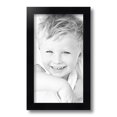 thumbnail image 2 of ArtToFrames 8" x 14" Satin Black Picture Frame, 8x14 inch Black Wood Poster Frame (WOM-1451), 2 of 8