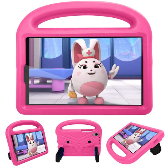 Kids Case for Lenovo Tab M8 HD/Smart Tab M8 / Tab M8 FHD 2019 Tablet, Shockproof Light Weight Protective Stand Case for Lenovo Tab M8 TB-8505F TB-8505X TB-8705F TB-8705N 2019 Tablet, PINK