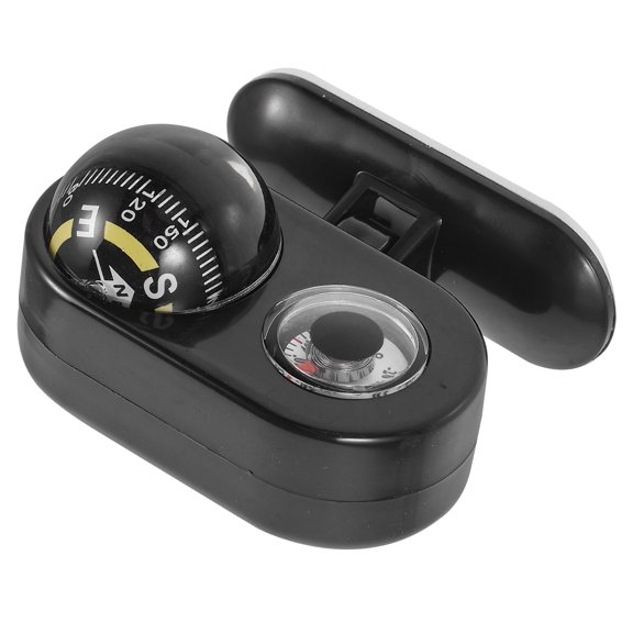 Car Dashboard Compass Car Mount Compass Thermometer Compass for Vehicle Boat