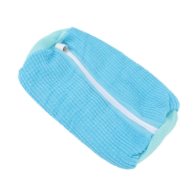 Sac à Chaussures en Nylon, Sac de Nettoyage de Chaussures Efficace pour la Maison Jaune, Gris, Bleu