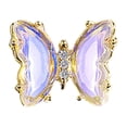 thumbnail image 1 of Fiudx Broca de Uñas con Forma de Mariposa de Cristal, Colores Degradados Holográficos, Fácil Aplicación, Joyería para Uñas, Uso En Salones de Belleza En Casa, Diseño de Uñas Divertido, Materiales Seg, 1 of 2