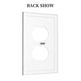 thumbnail image 2 of Fotbe Farm Dog Duck Moonlight Print Duplex Receptacle Wall Plate, 1-Gang 5.0" x3.0" Wall Outlet Covers, Dual Outlet Faceplates Covers, Color-matched Screws Included-Style S, 2 of 6