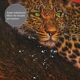 thumbnail image 6 of Moon Leopard Cheetah Shower Curtain Sets with 12 Hooks, Shower Curtain Liner Fabric Bathroom Decor Polyester waterproof fabric 72 X72 inches, 6 of 7