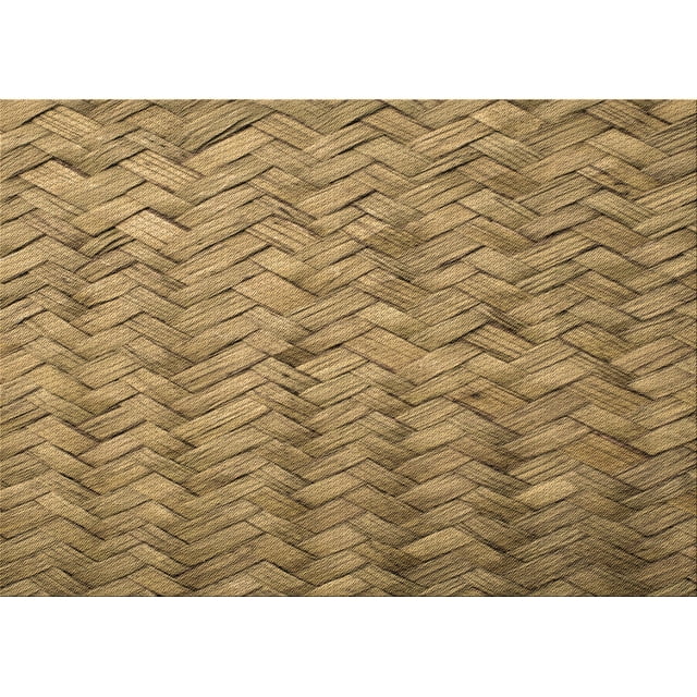 Ahgly Company Machine Washable Indoor Rectangle Transitional Saddle Brown Area Rugs, 2' x 5'