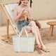 thumbnail image 4 of Travel Storage Bag Large Capacity Draining Storage Bag Dry Wet Separation Beach Bag Mesh Tote Bag, 4 of 6